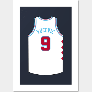 Nikola Vucevic Chicago Jersey Qiangy Posters and Art